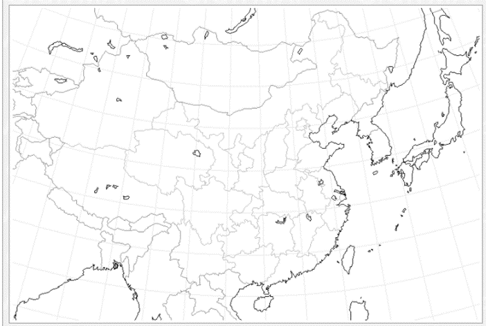外国の地図（中国）